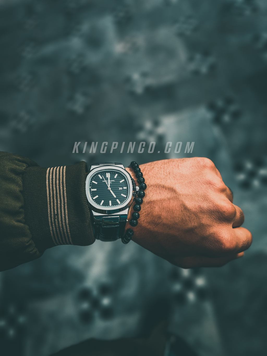 Patek Philippe Genève Black Leather Date Adjustable (With Premium Box)