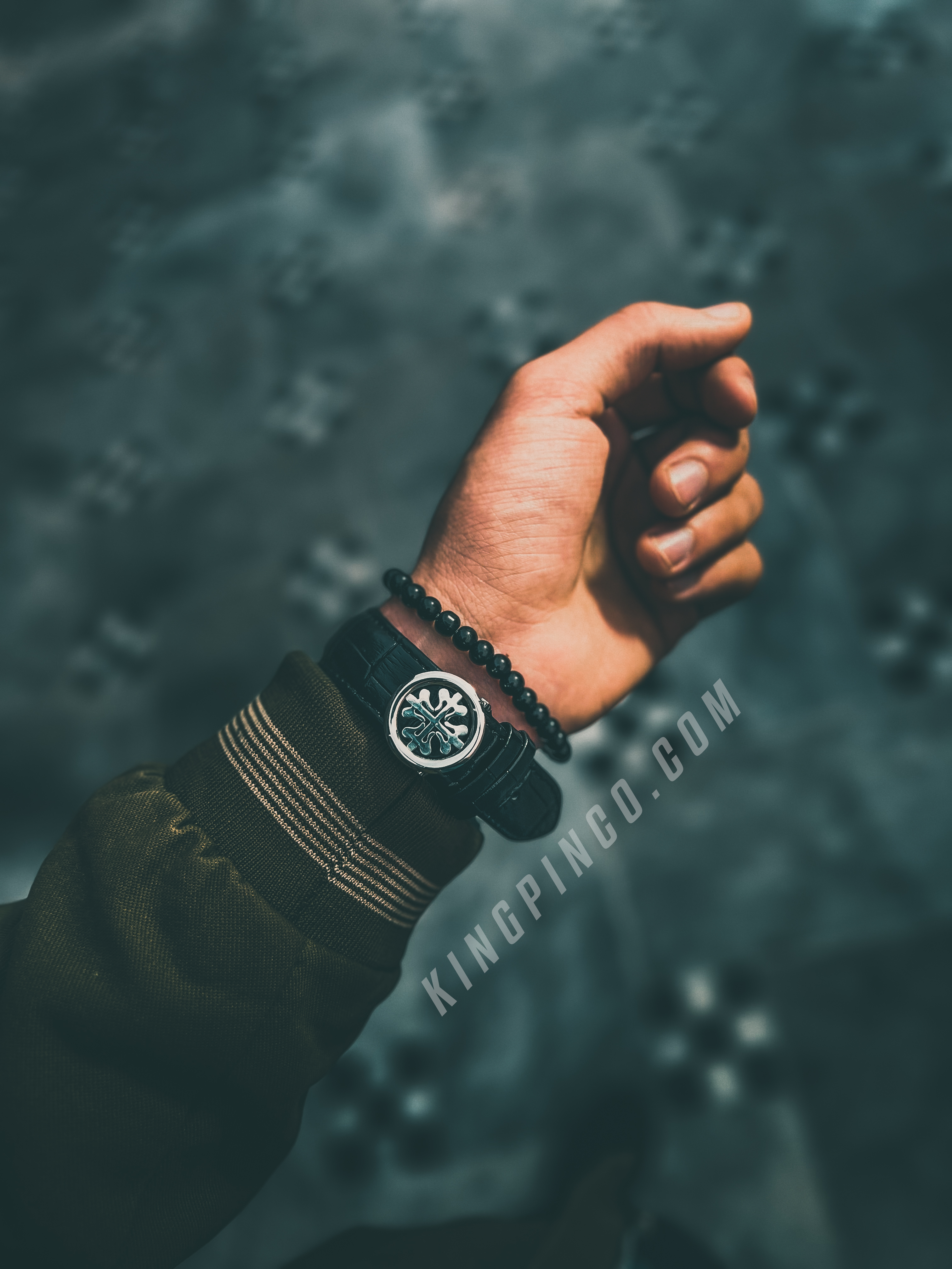 Patek Philippe Genève Black Leather Date Adjustable (With Premium Box)