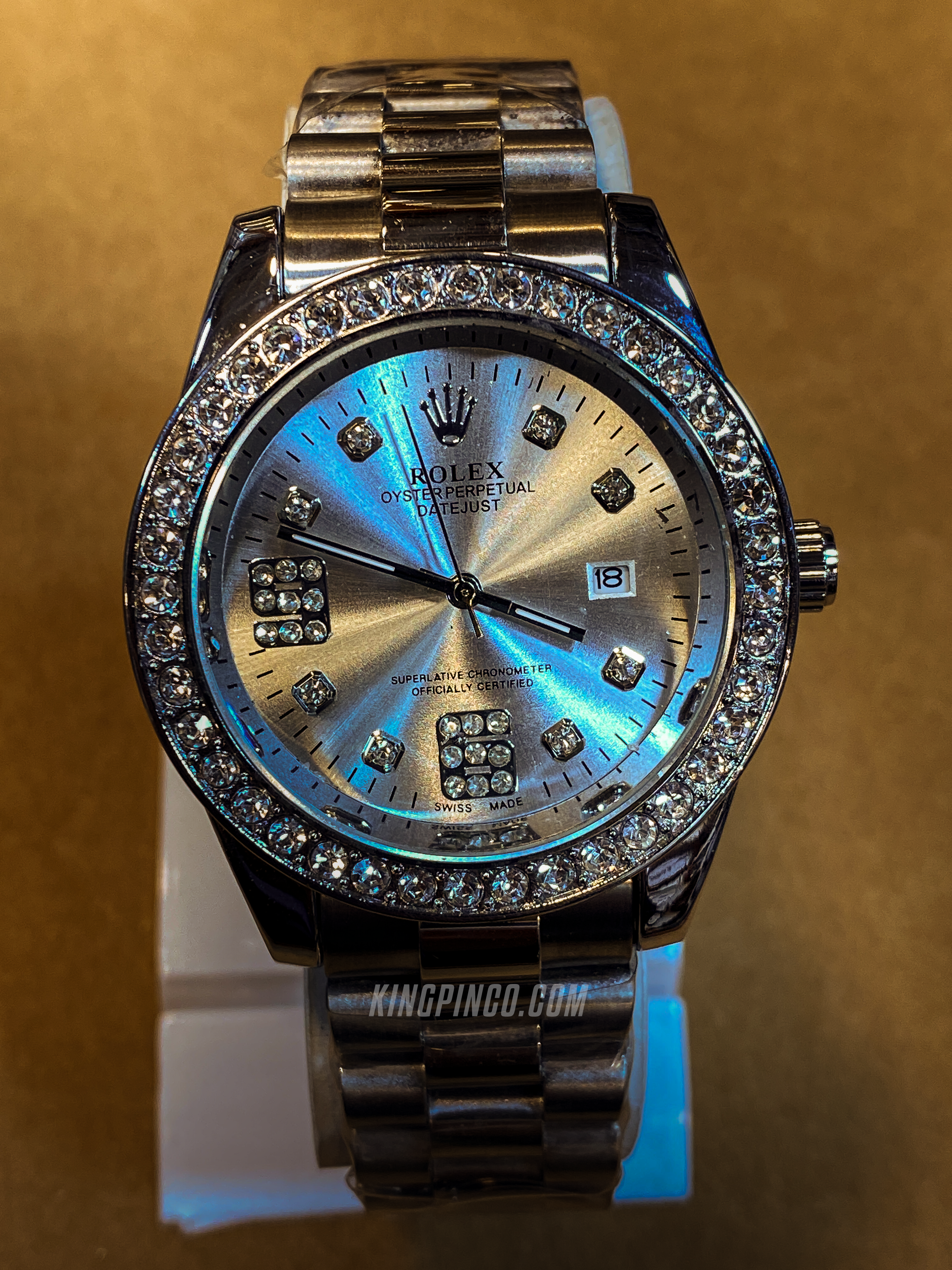 Rolex Datejust Diamond Bezel — Premium Quality (With Box)