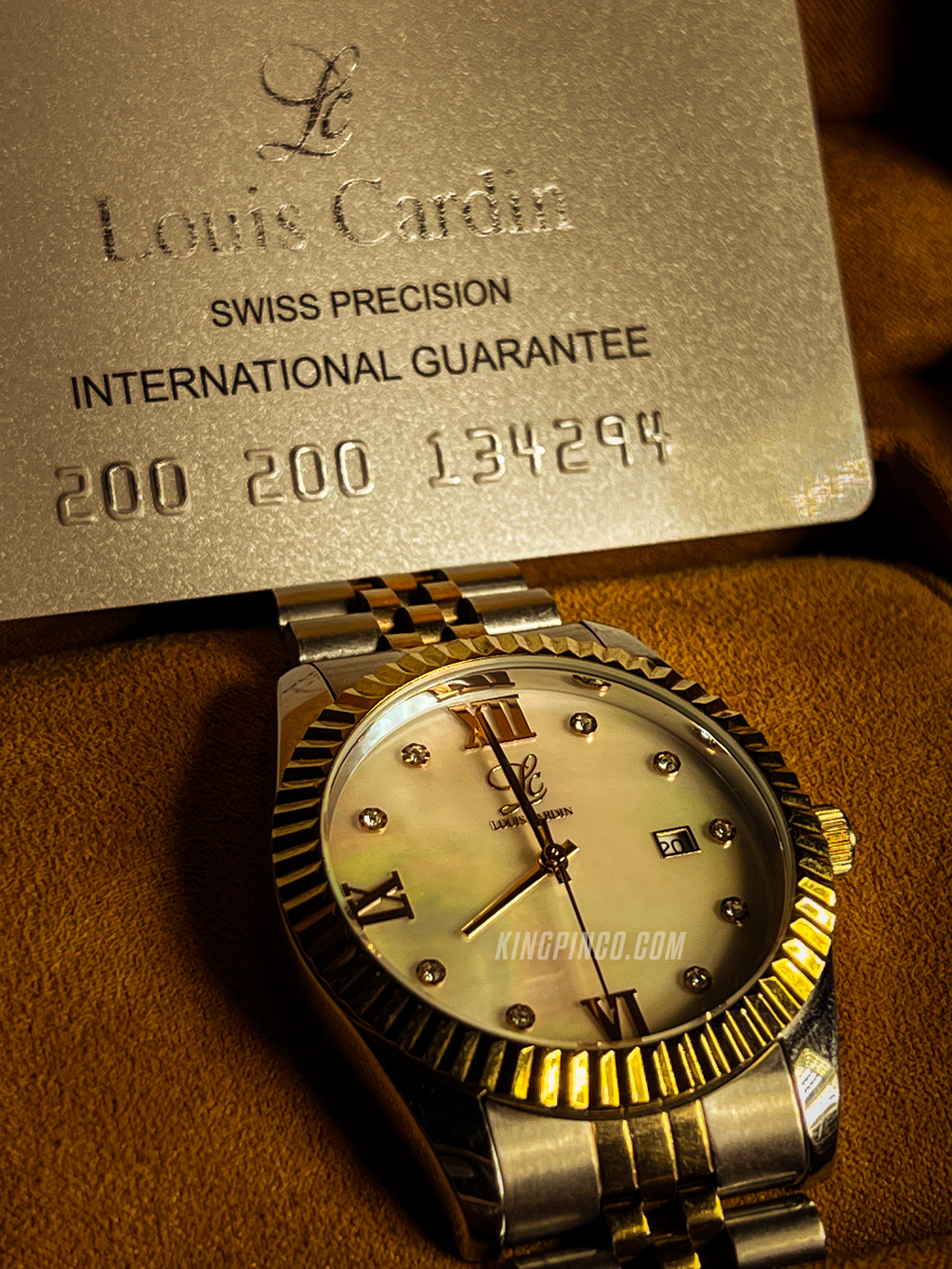 Original Louis Cardin 1800G – (One-Piece) Luxury Watch with Box