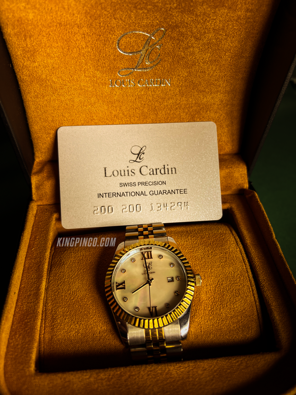 Original Louis Cardin 1800G – (One-Piece) Luxury Watch with Box