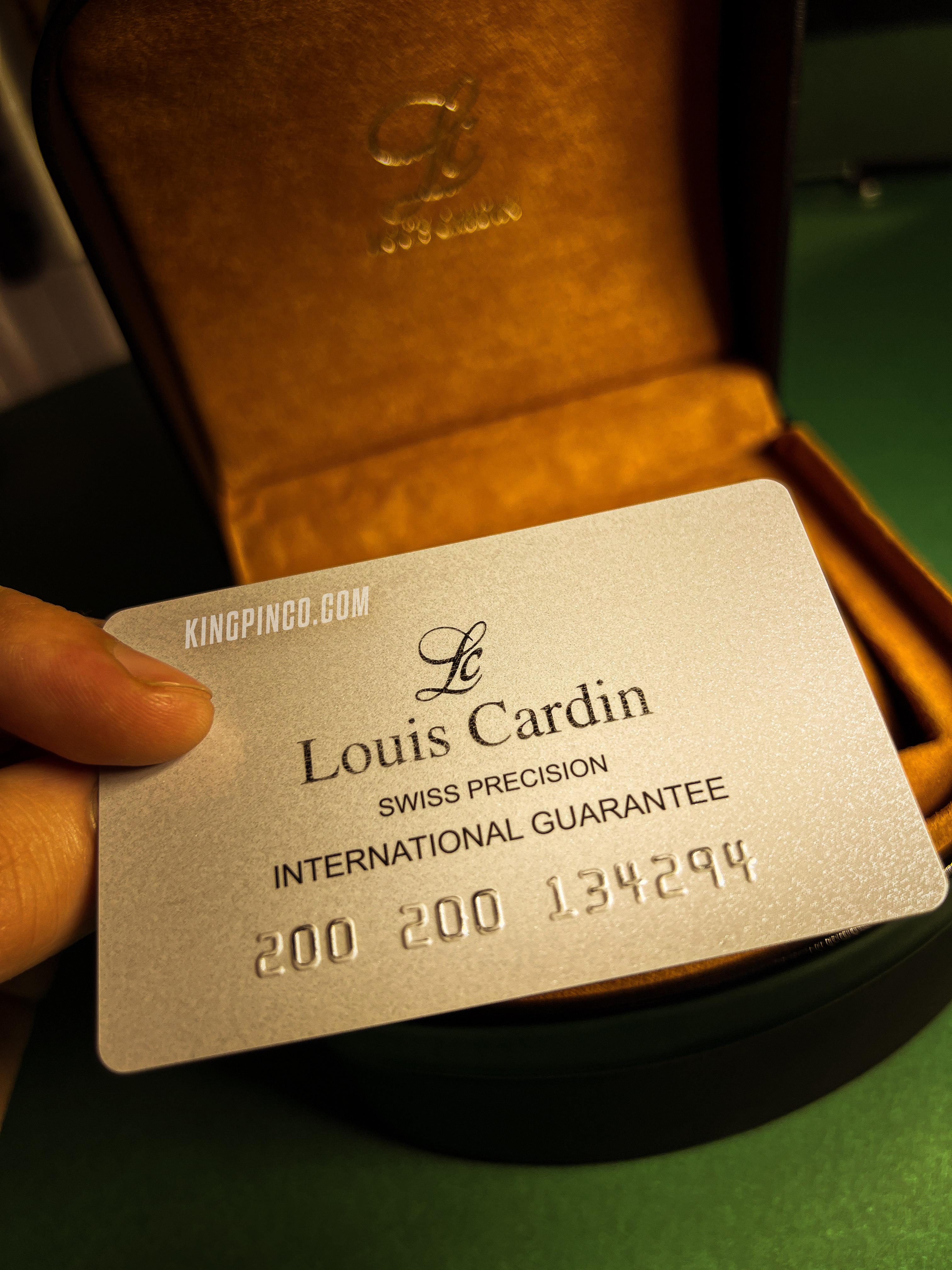 Original Louis Cardin 1800G – (One-Piece) Luxury Watch with Box