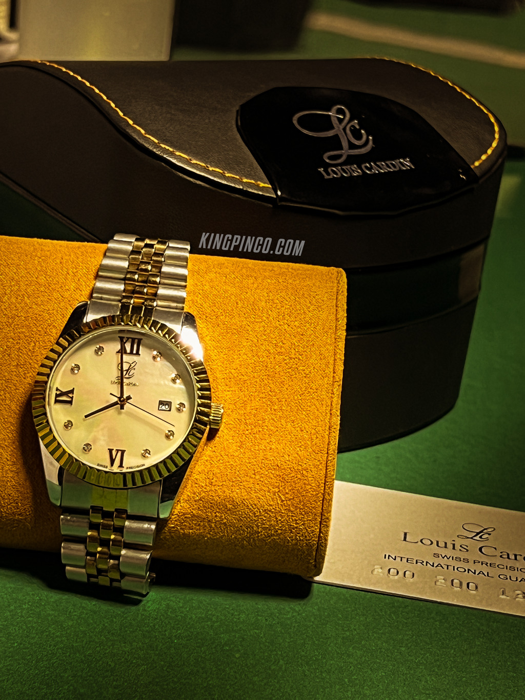 Original Louis Cardin 1800G – (One-Piece) Luxury Watch with Box